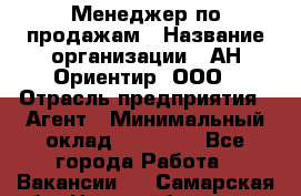 Менеджер по продажам › Название организации ­ АН Ориентир, ООО › Отрасль предприятия ­ Агент › Минимальный оклад ­ 50 000 - Все города Работа » Вакансии   . Самарская обл.,Новокуйбышевск г.